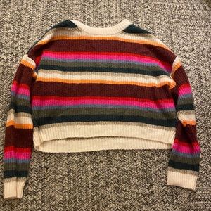striped american eagle sweater